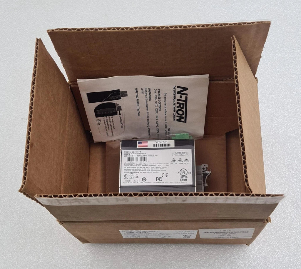 *NEW* N-TRON 104TX Unmanaged Industrial Ethernet Switch 4-Port 10-30V 215mA