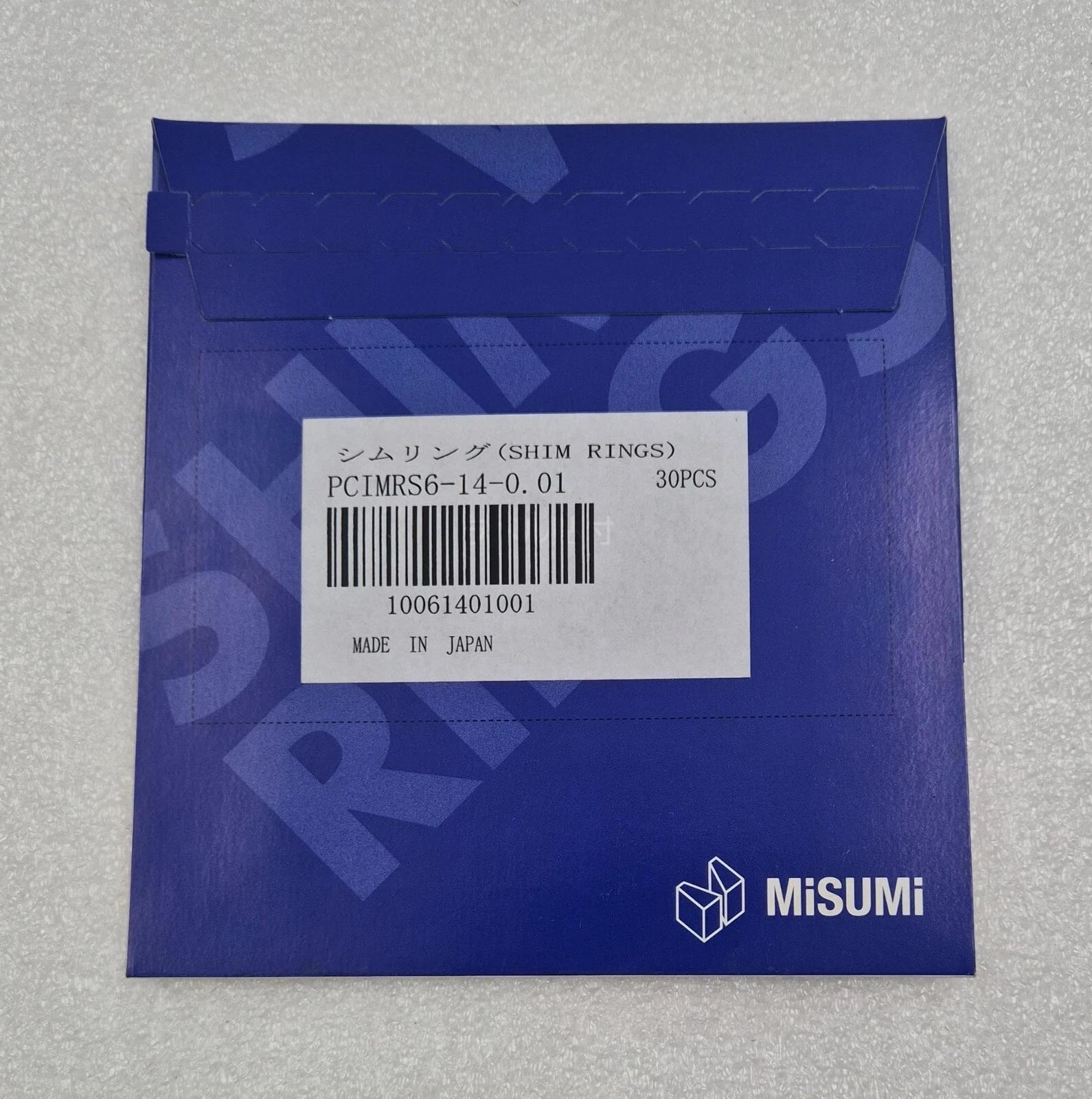 **NEW** MiSUMi SHIM RINGS PCIMRS6-14-0.01 30PCS Sealed Pack