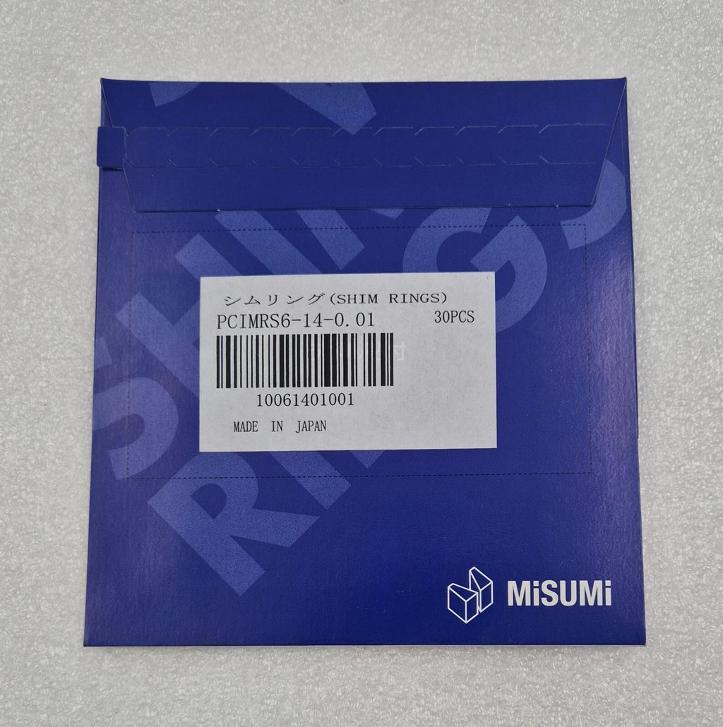 **NEW** MiSUMi SHIM RINGS PCIMRS6-14-0.01 30PCS Sealed Pack