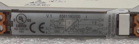 WAS4 PRO FREQ side label and part number close-up