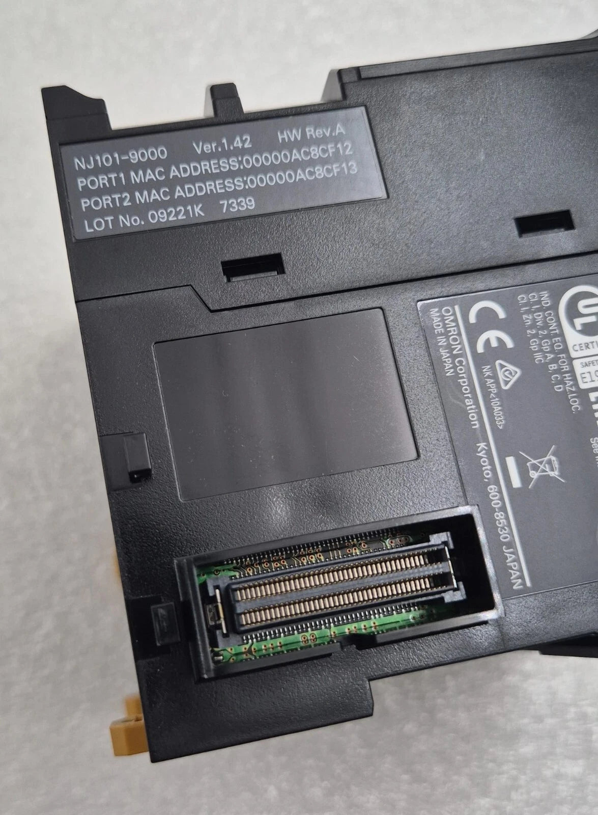 OMRON NJ101-9000 CPU UNIT PLC Controller Module Ethernet/IP EtherCAT