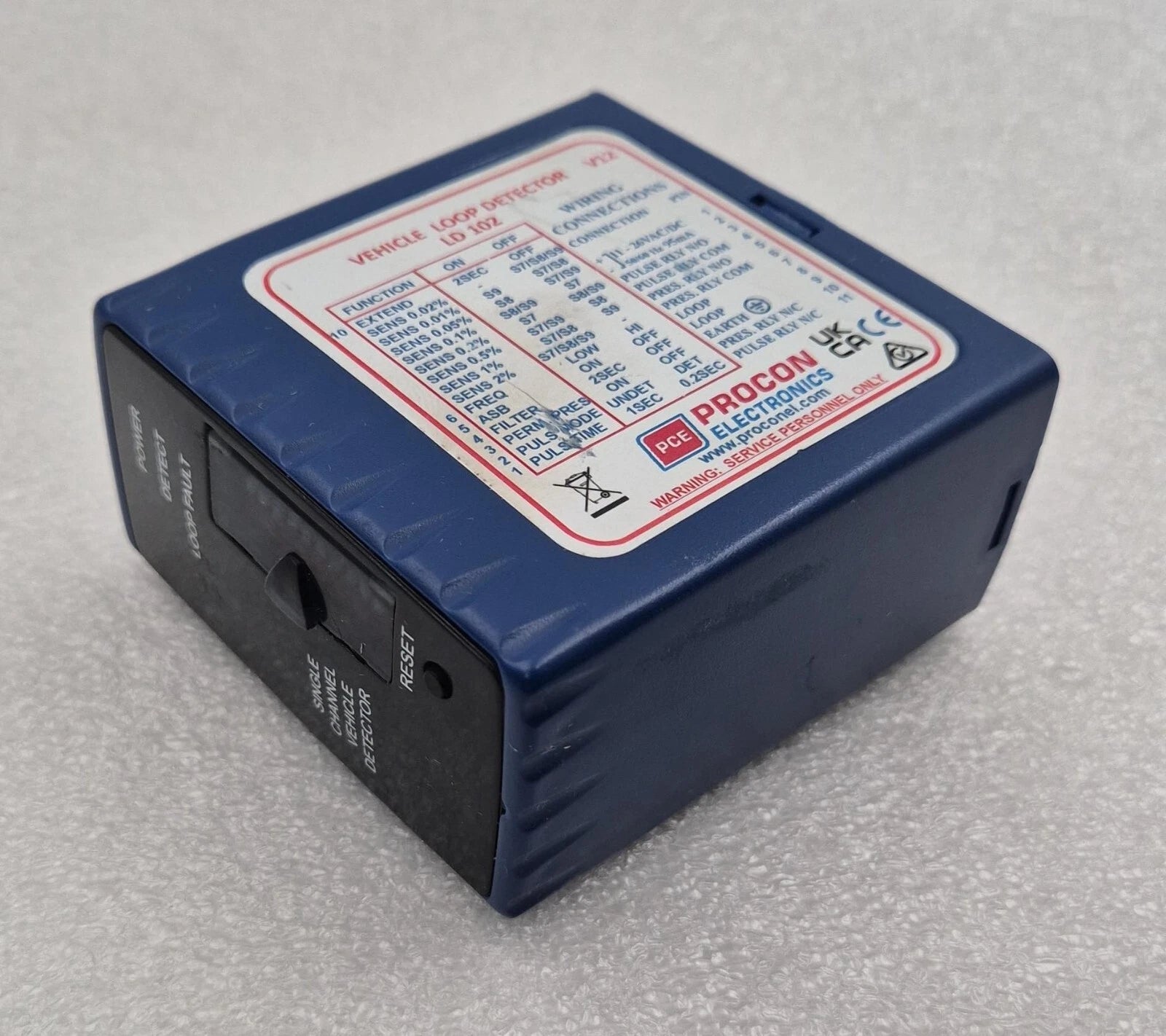 PROCON ELECTRONICS LD 102 Vehicle Loop Detector 11-26 VAC/DC