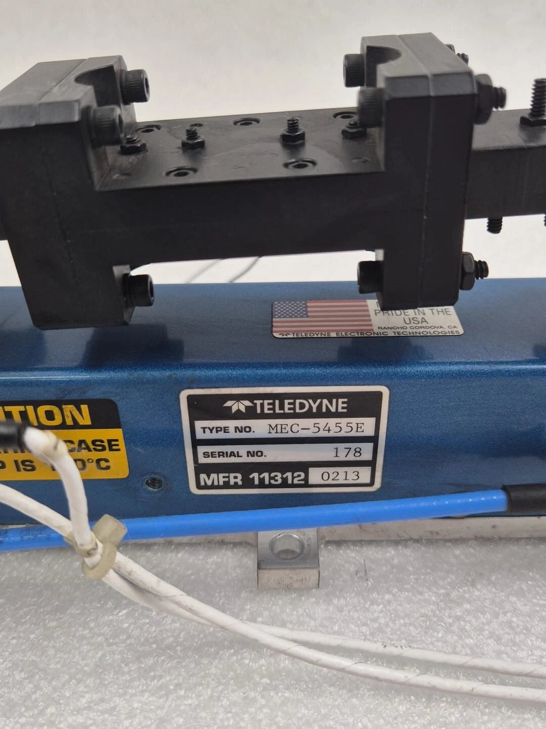 TELEDYNE MEC-5455E MFR 11312 Traveling Wave Tube Microwave Ampilifer