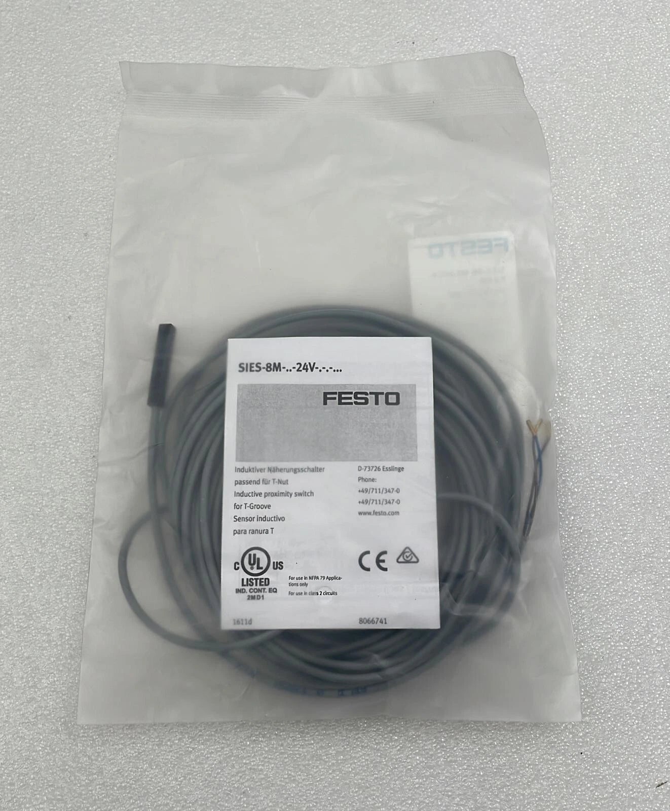 [LOT OF 4] NEW - FESTO 551396 Proximity Sensor SIES-8M-NS-24V-K-7,5-OE