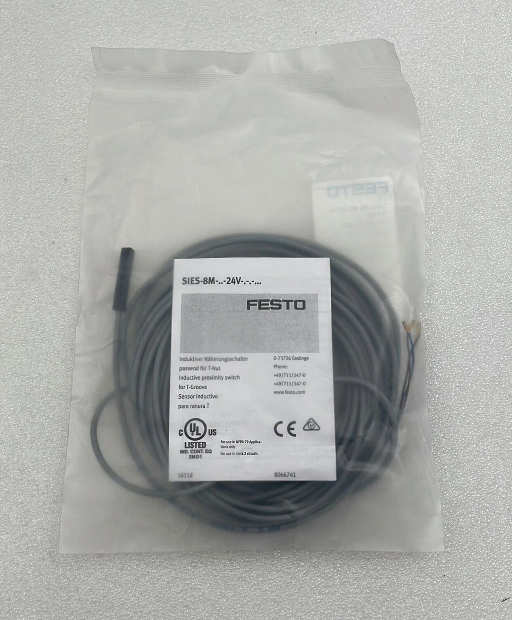 [LOT OF 4] NEW - FESTO 551396 Proximity Sensor SIES-8M-NS-24V-K-7,5-OE