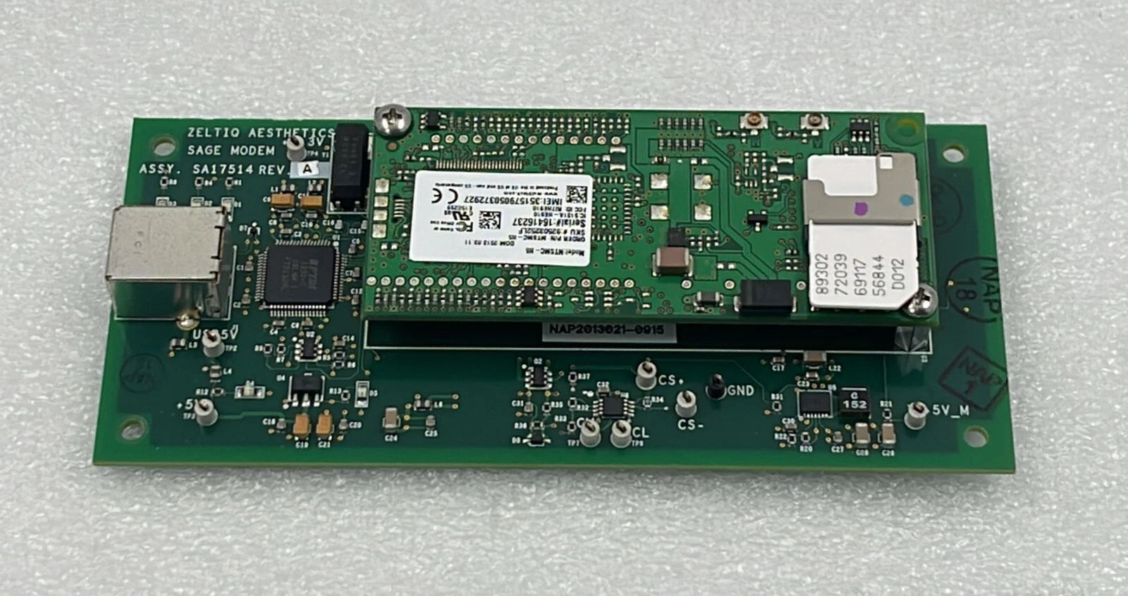 Zeltiq Aesthetics SAGE MODEM SA17514-A W/ MTSMC-H5
