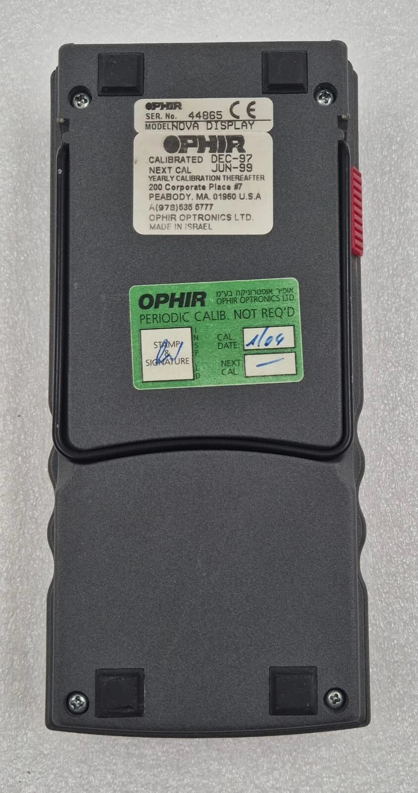 OPHIR NOVA DISPLAY Optical Power Meter *FOR PARTS*