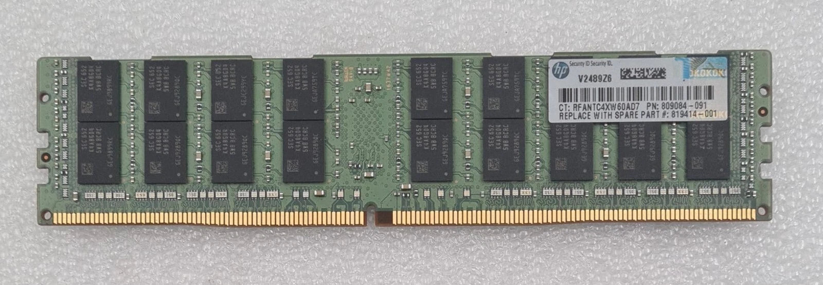 LOT 5 PCS- SAMSUNG 32GB 2Rx4 PC4-2400T M386A4K40BB0-CRC4Q DDR4 Server Memory RAM
