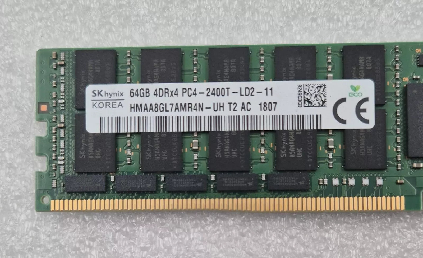 SK Hynix 64GB 4DRx4 PC4-2400T HMAA8GL7AMR4N-UH Server Memory RAM *HPE 809085-091