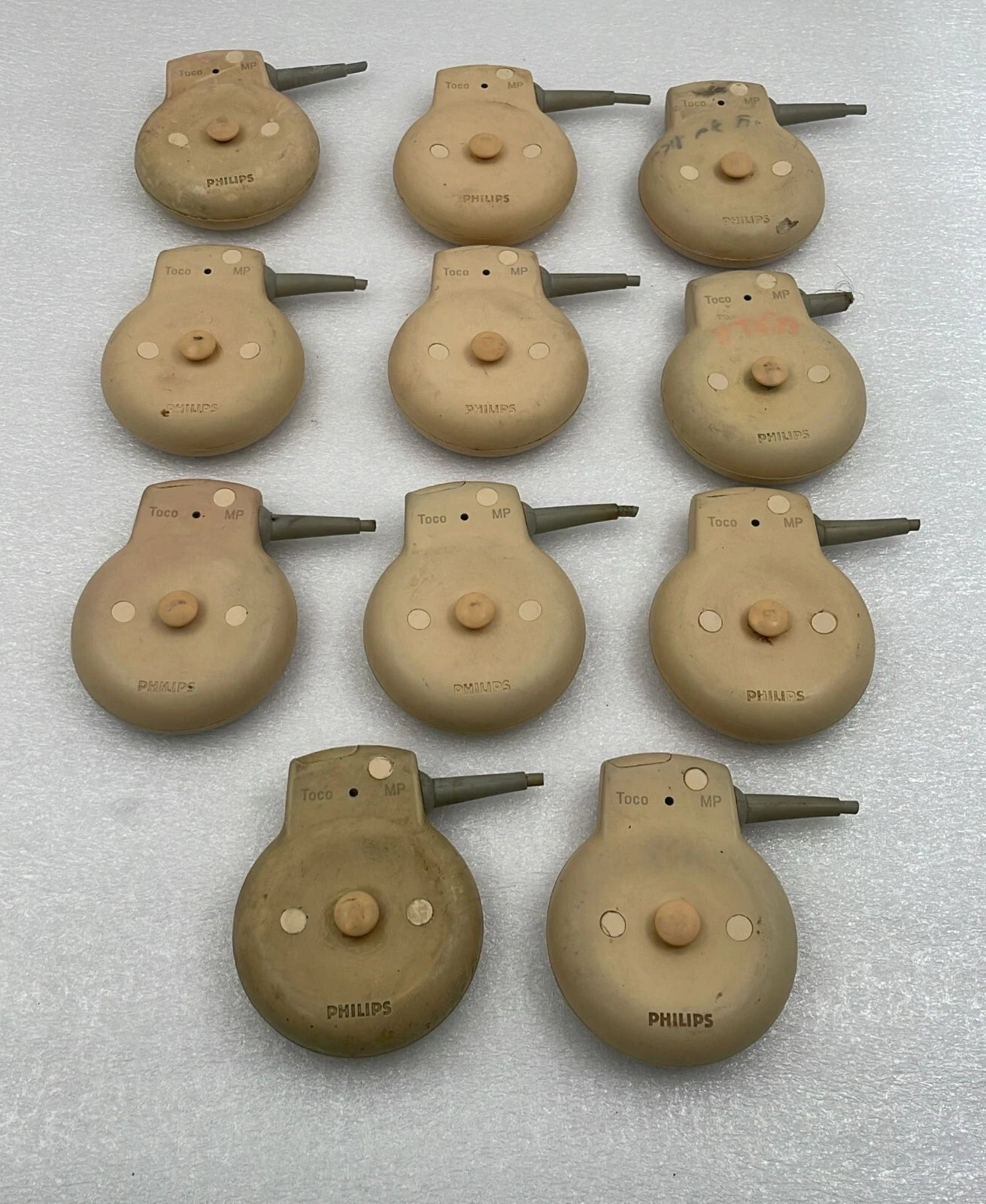 Lot of 11 Philips M2734B TOCO MP ultrasound transducer probes