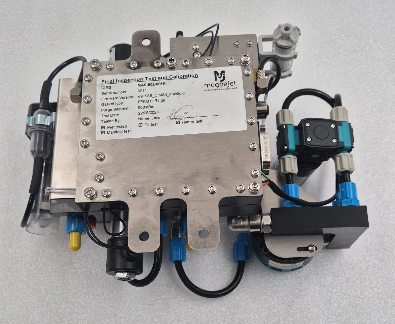 Megnajet CIMS II MAS-902-006K ASSY W/ 2* TPN-050001 KNF PML11594 PL11345 *AS-IS*