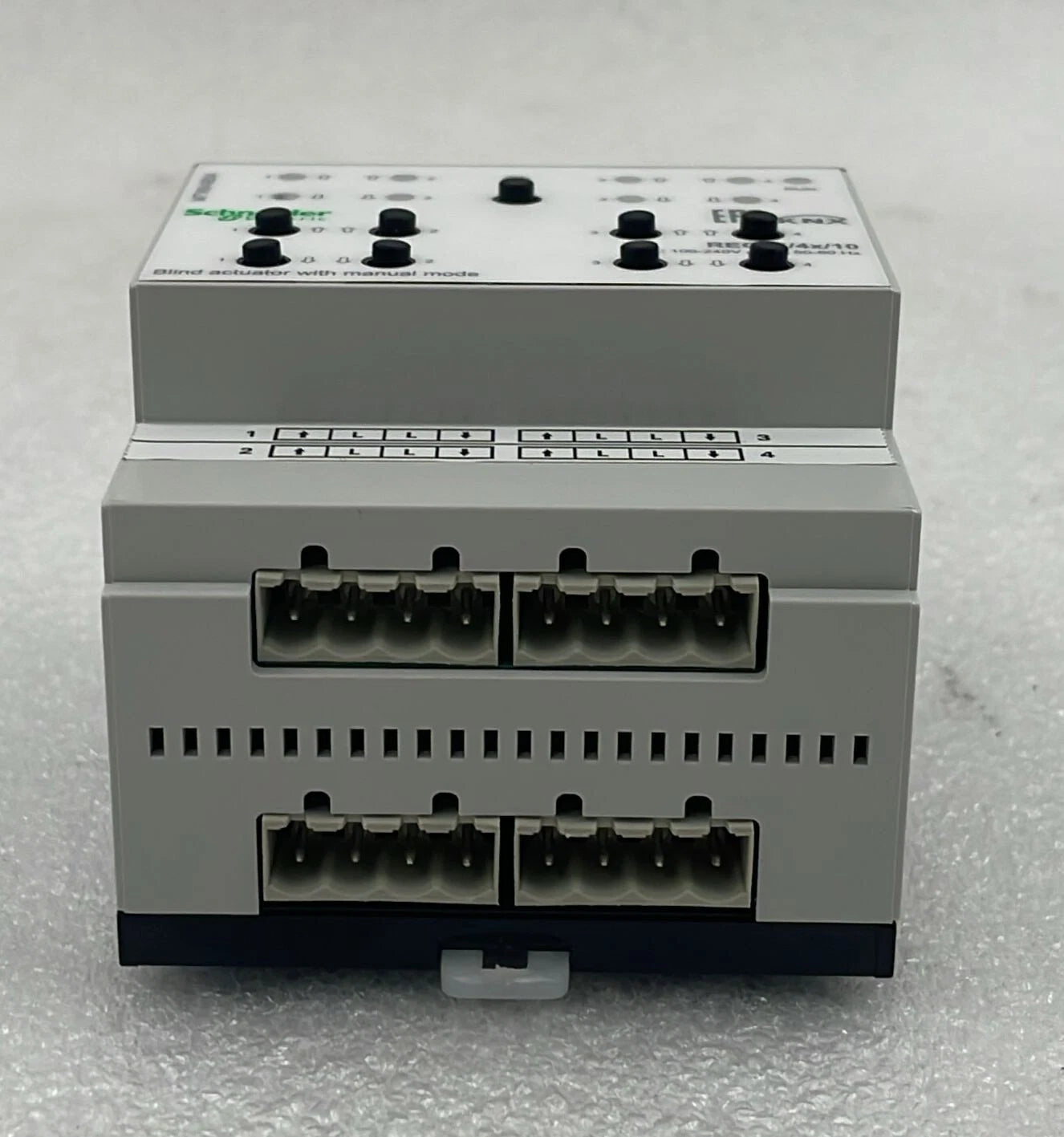 Schneider  MTN649804 Blind actuator with manual mode REG/K/4x/10 AC100-240V