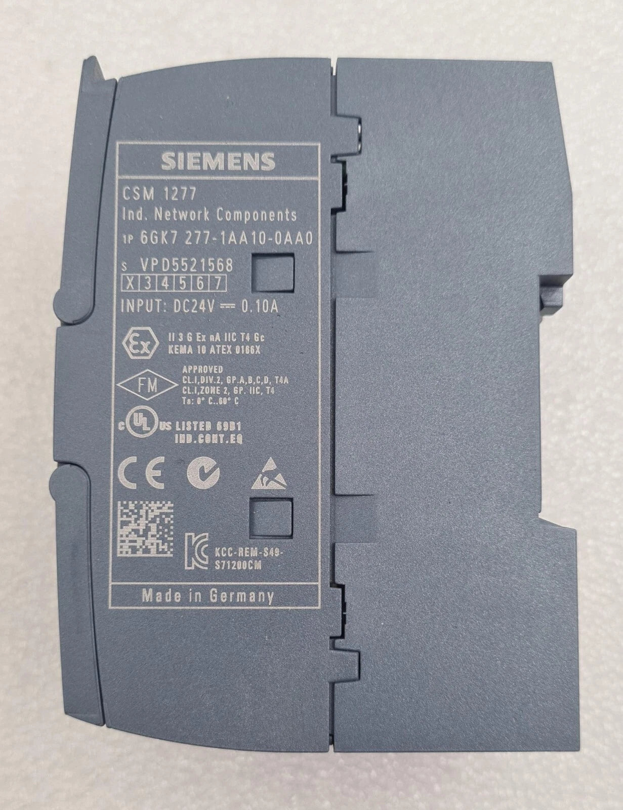 NEW- SIEMENS CSM 1277 SIMATIC NET 6GK7 277-1AA10-0AA0 Compact Switch Module