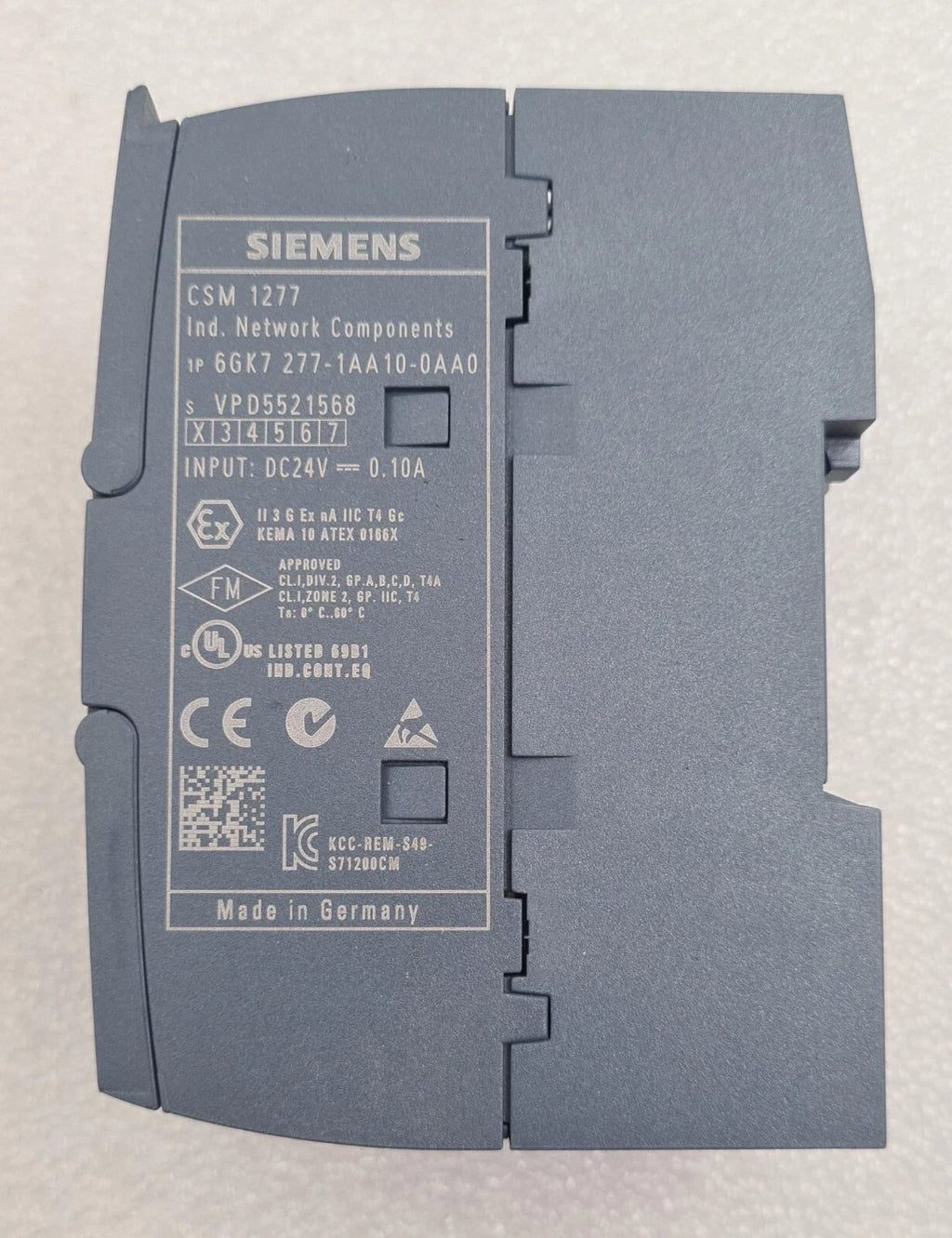 NEW- SIEMENS CSM 1277 SIMATIC NET 6GK7 277-1AA10-0AA0 Compact Switch Module