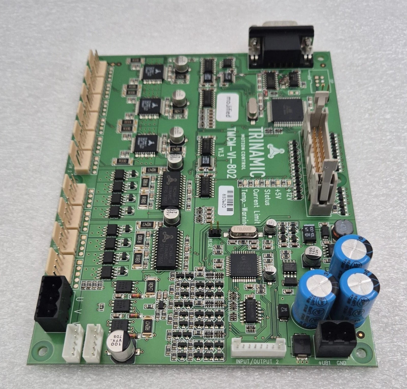 Trinamic TMCM-VI-802 angled top component view