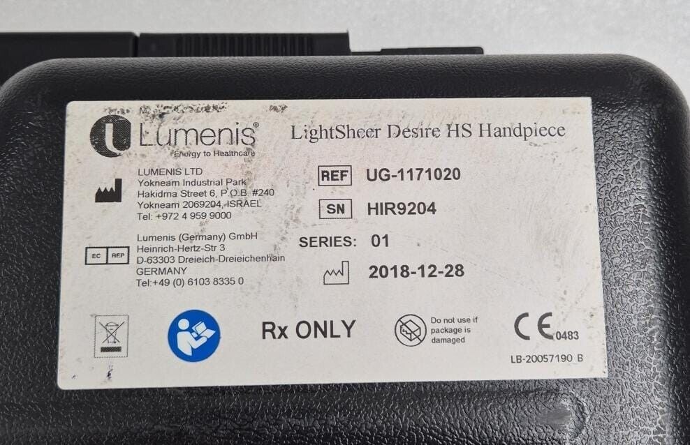 *NEW* Lumenis LightSHEER Desire HS Handpiece UG-1171020 805nm Laser Hair Removal