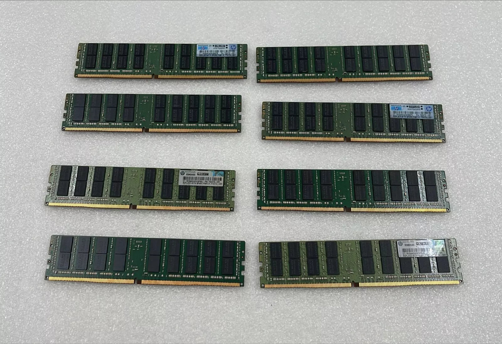 [LOT 8] SAMSUNG 32GB 4DRx4 PC4-2133P M386A4G40DM0-CPB0Q DDR4 HP 752372-081 RAM