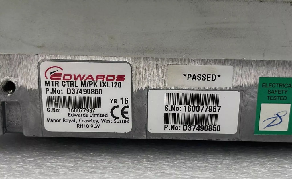 Edwards D37490850 MTR CTRL M/PK IXL 120 Dry Pump Controllers Vacuum