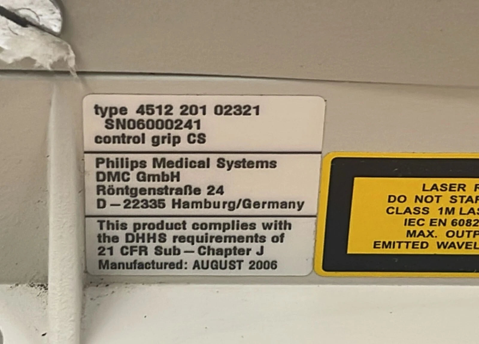 Philips 4512 201 02321 Control Grip CS PCB 4512 108 07585