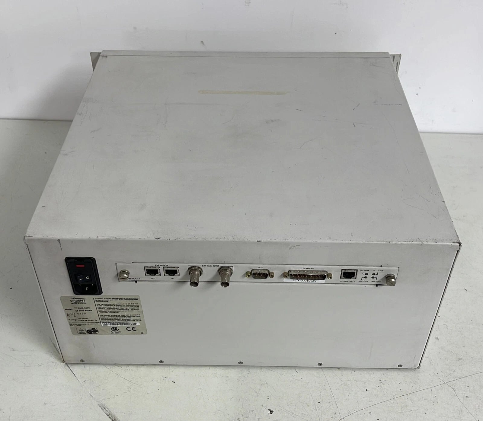 Spirent SmartBits SMB-6000B Multi performance Analysis System W/ 2* LAN-3101A