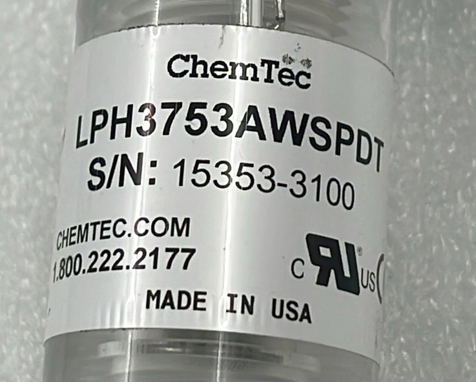 ChemTec LPH Sereis LPH3753AWSPDT Laser IPL Upper Top Water Flow Switch W/ Con