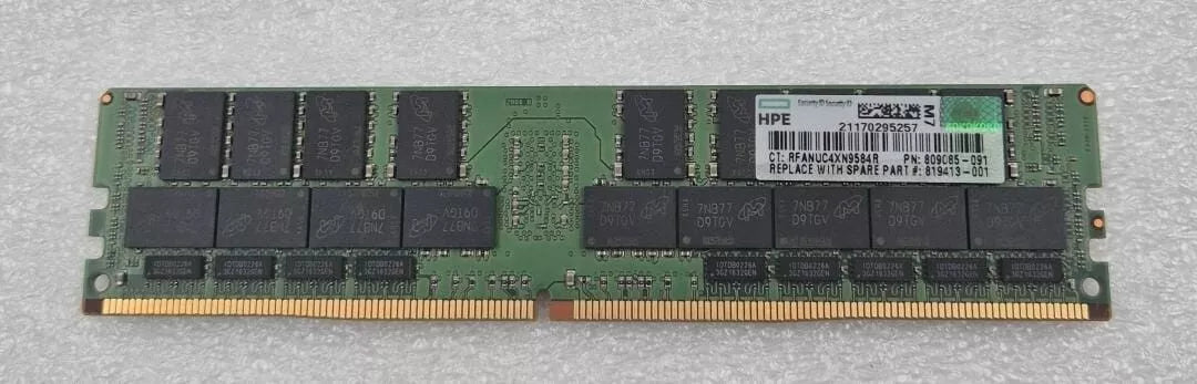 Micron MTA72ASS8G72LZ-2G3B2PI 64GB 4DRX4 DDR4 PC4-2400T Server Memory RAM