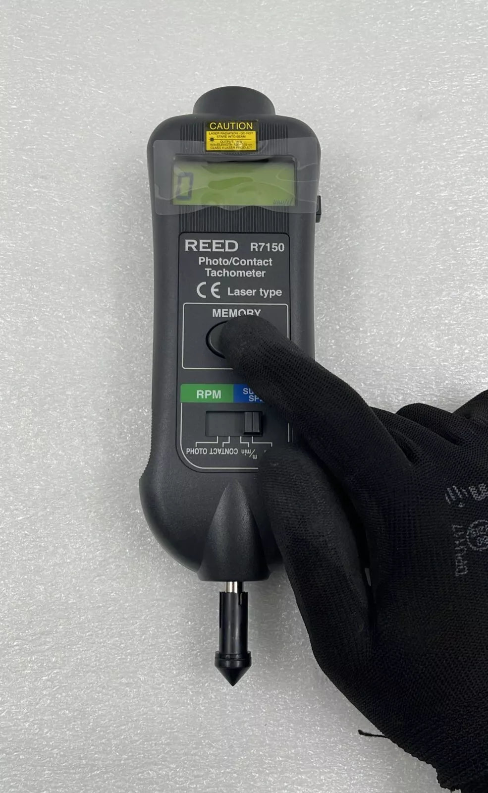 REED Instruments R7150 Professional Combination Contact / Laser Photo Tachometer