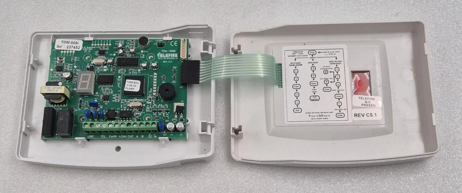 TELEFIRE TDM-500iN INTELLIGENT DIALER W/ TDM-500i Board For Fire Alarm
