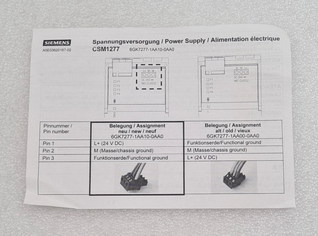 NEW- SIEMENS CSM 1277 SIMATIC NET 6GK7 277-1AA10-0AA0 Compact Switch Module
