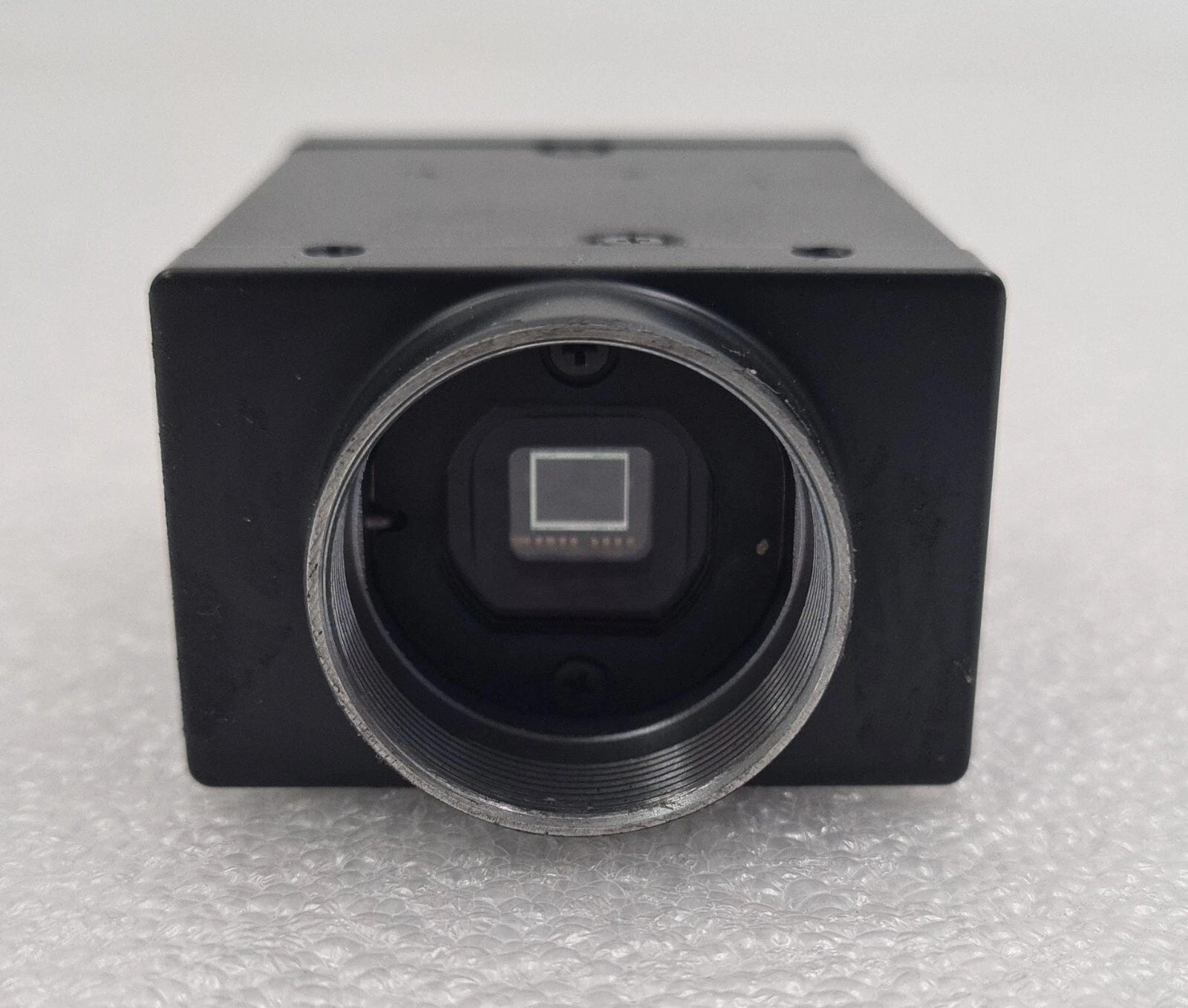 Sony XC-ST30 CCD camera label and model information close-up