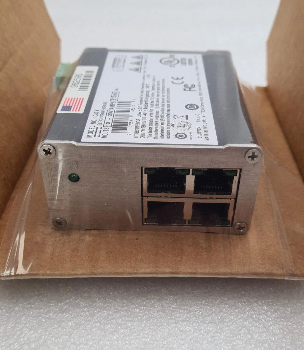 *NEW* N-TRON 104TX Unmanaged Industrial Ethernet Switch 4-Port 10-30V 215mA