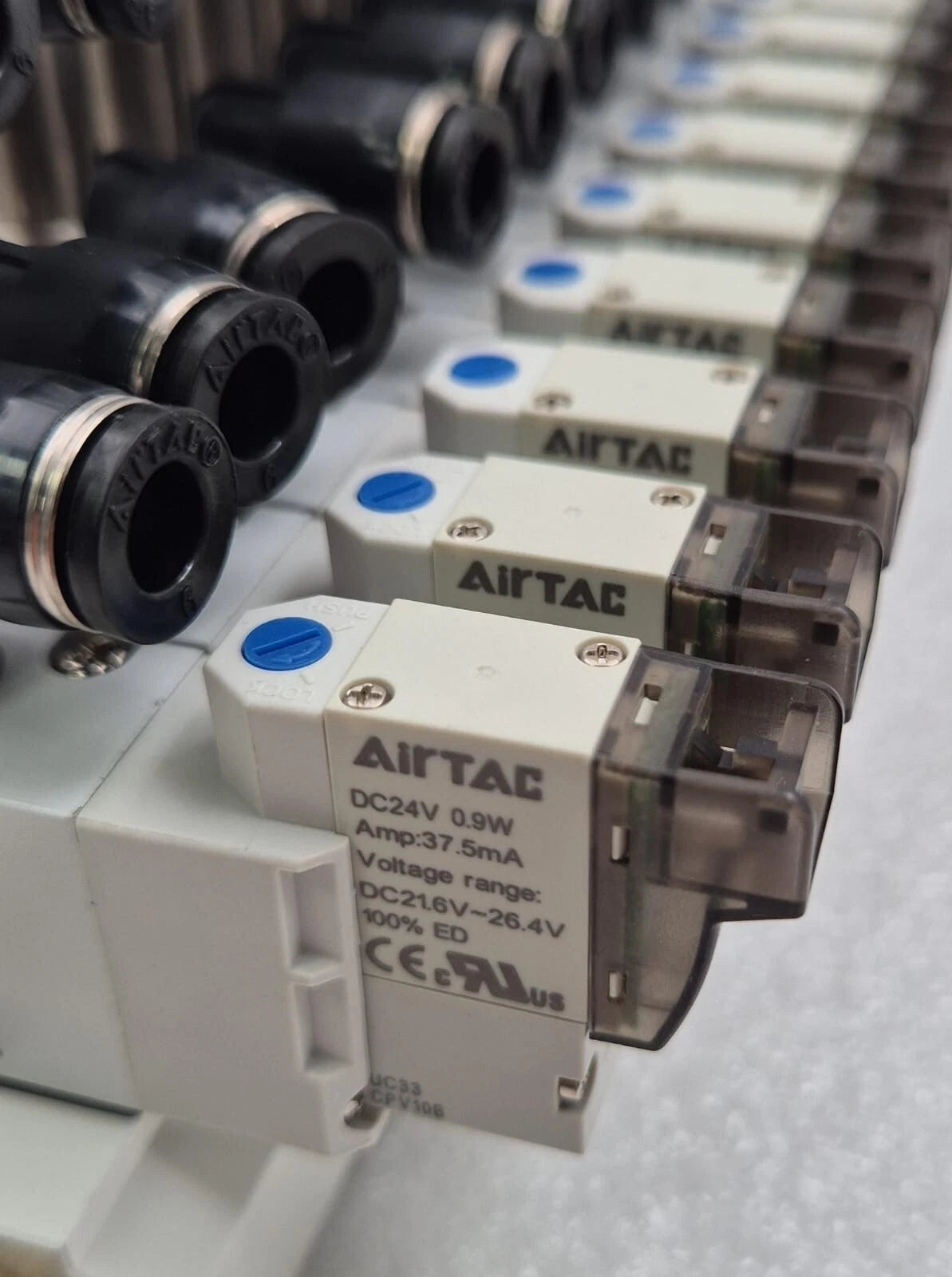 AirTAC 12x 6V120-06 SOLENOID VALVE ASSY1.5-8bar DC24V 0.9W