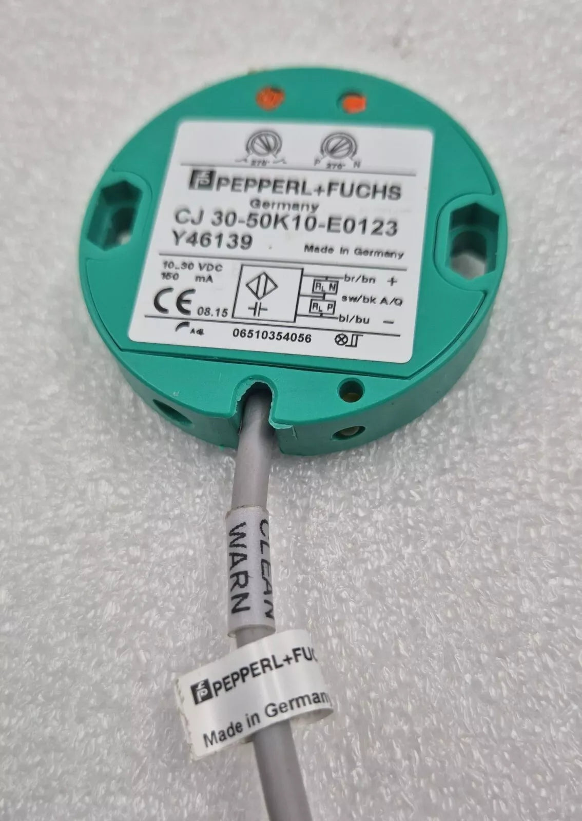 [LOT 4 PCS] PEPPERL + FUCHS CJ30-50K10-E0123 Y46139 Capacitive Proximity Sensor