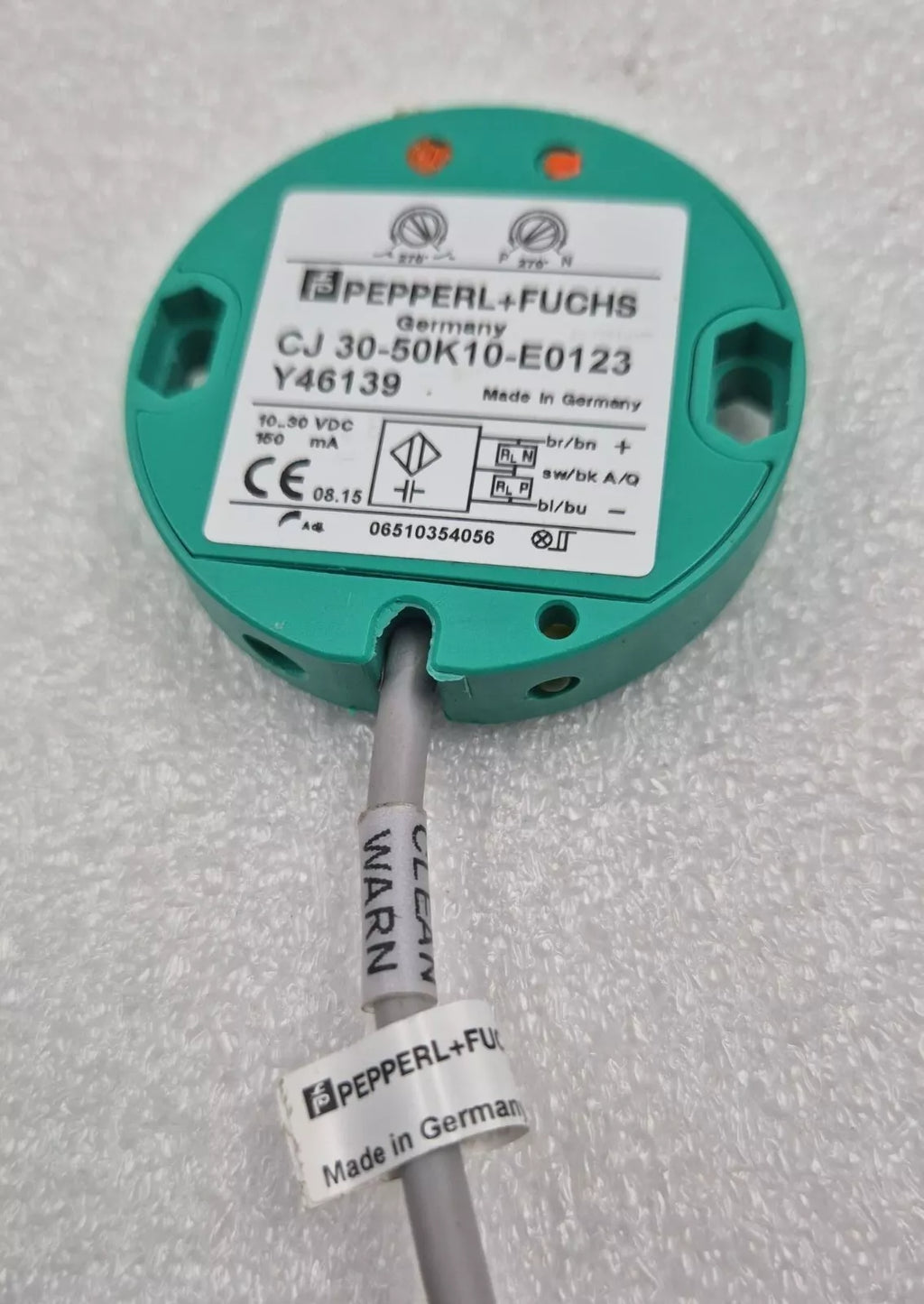 [LOT 4 PCS] PEPPERL + FUCHS CJ30-50K10-E0123 Y46139 Capacitive Proximity Sensor