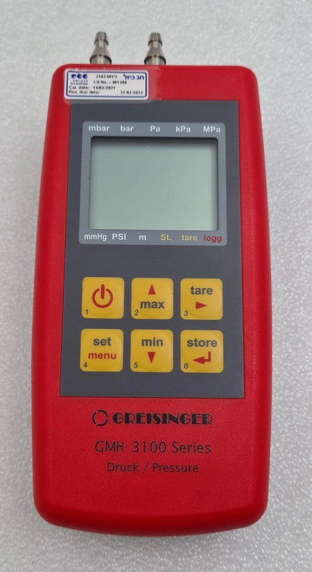 GREISINGER GMH 3100 3161-07B digital pressure meter Feinmanometer
