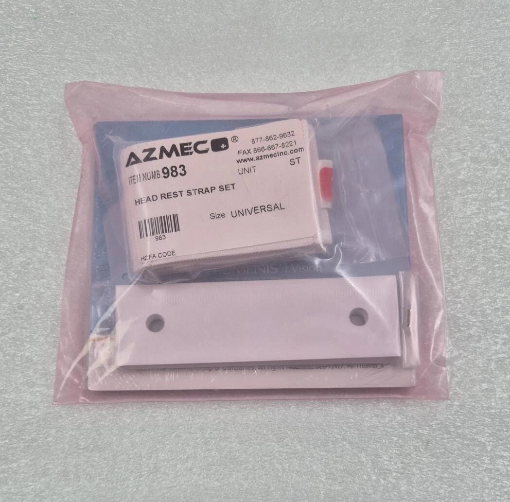 Lumenis Selecta Duet Trio InService CD and AZMEC 983 head rest strap set