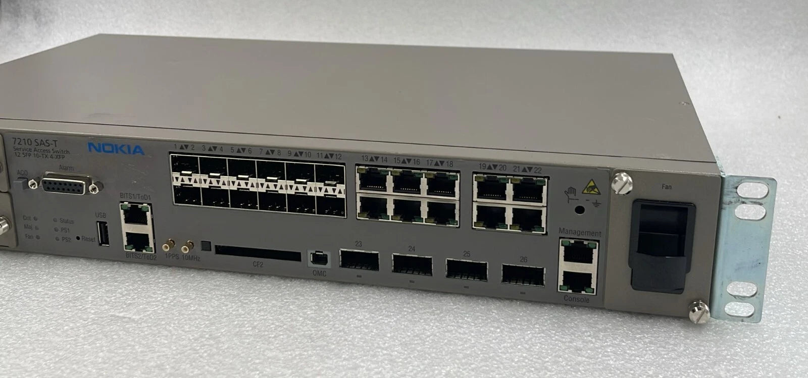 Nokia Alcatel-Lucent 7210 SAS-T Service Access Switch 12-SFP 10-TX 4-XFP