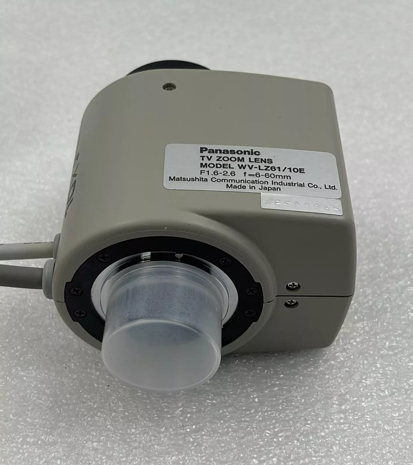 Panasonic WV-LZ61/10E TV Zoom Lens 6-60mm 1:1.6