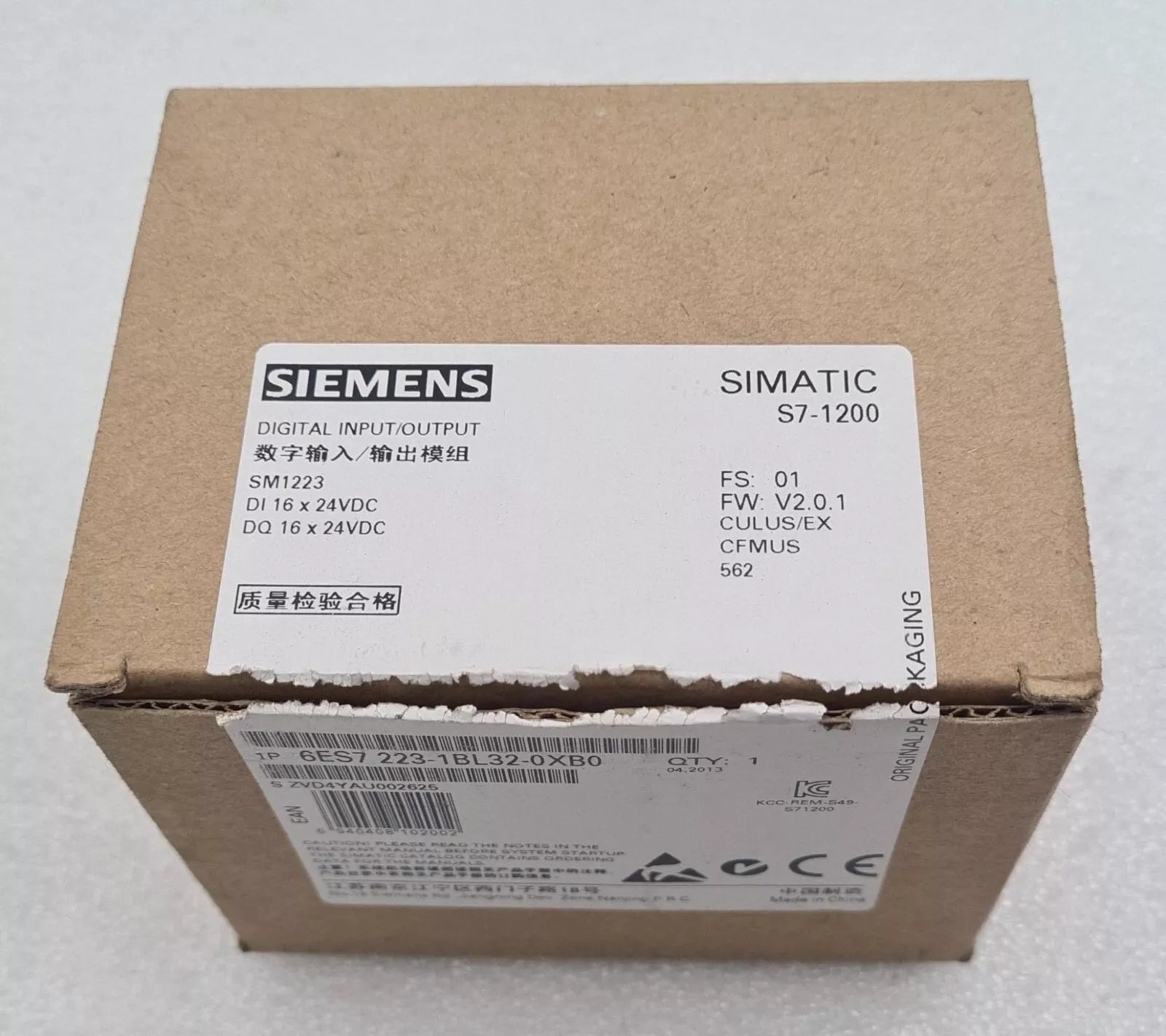 NEW- Siemens SIMATIC S7-1200 SM 1223 DC/DC 6ES7 223-1BL32-0XB0 DIGITAL I/O 24VDC