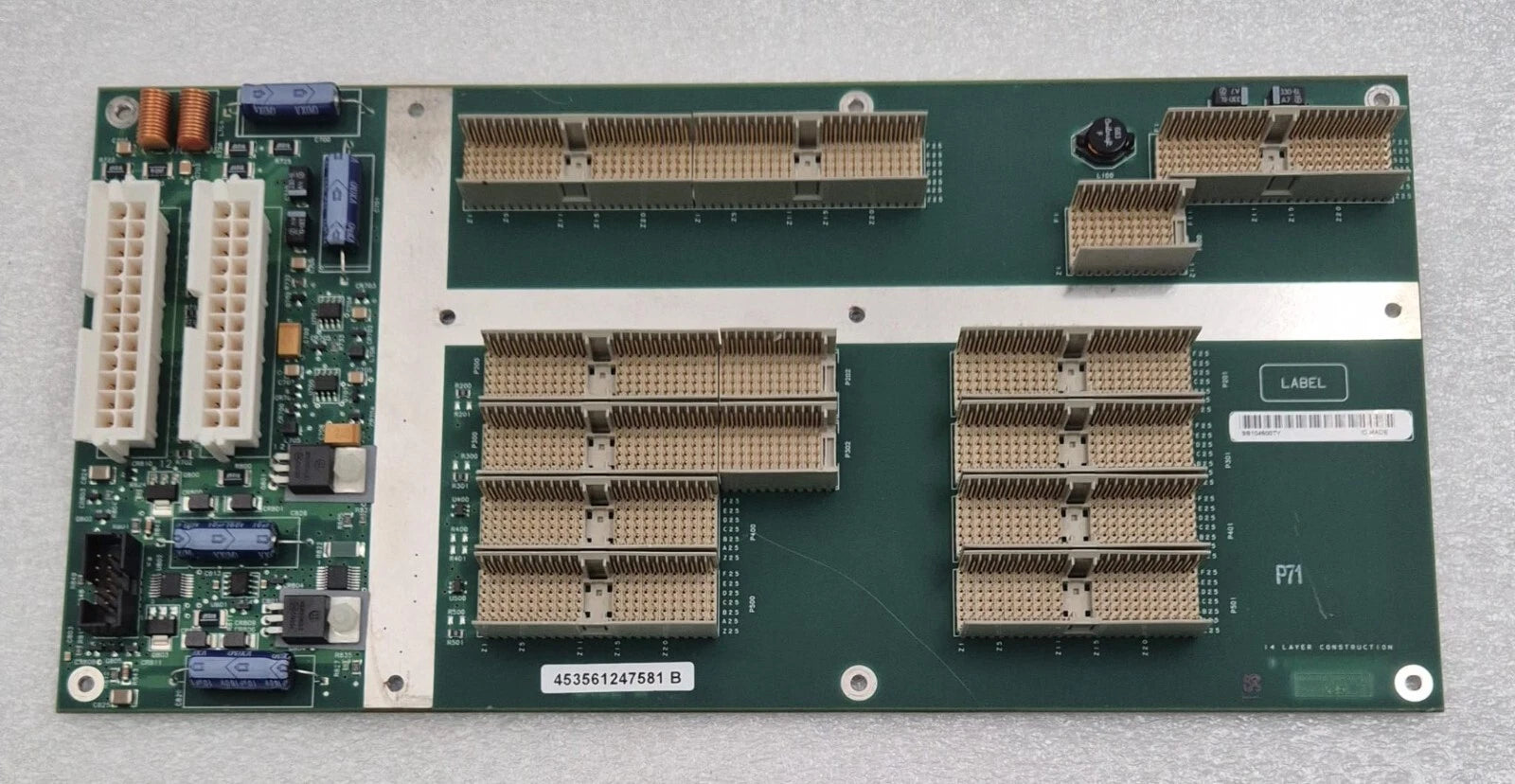 Philips HD11 HD11XE ultrasound backplane PCB 453561247581 front view