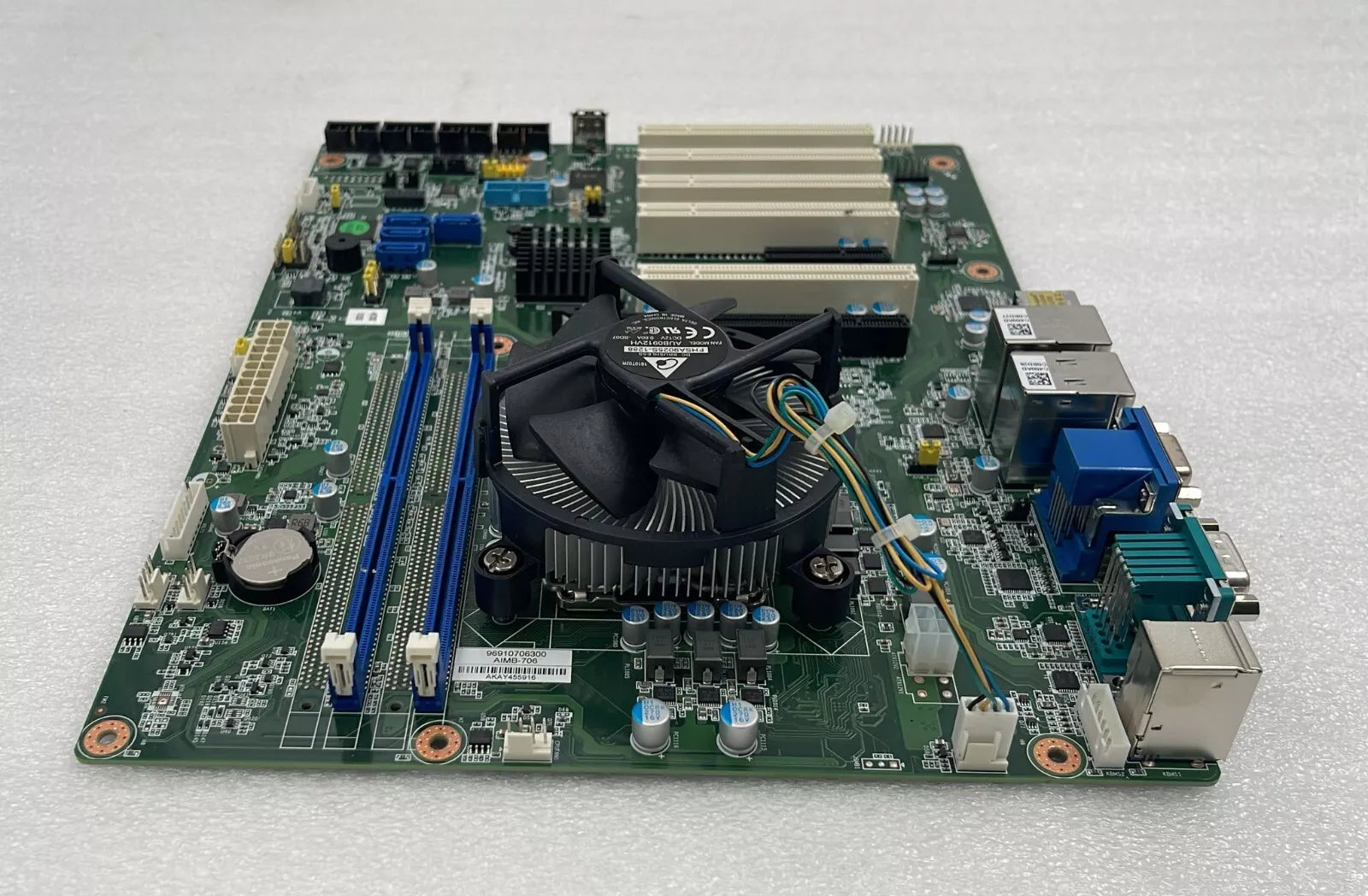 Advantech AIMB-706 Motherboard 19A1070602-01 With Fan & I/O Shield