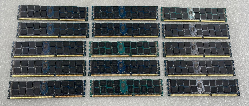 [LOT 15 PCS] SK Hynix 16GB 2Rx4 PC3-12800R HMT42GR7MFR4C-PB RAM HP 672612-081