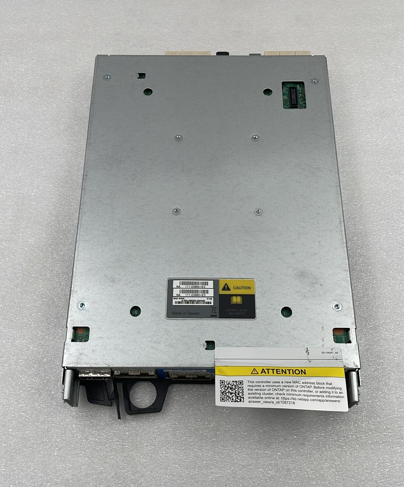 NetApp 111-03964+E3 111-03965+E3 SAS WWN Storage Controller Module