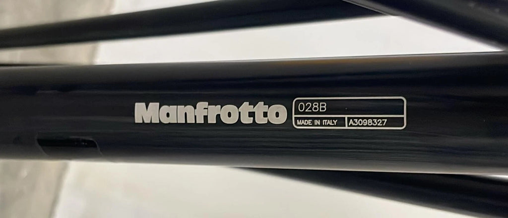 Manfrotto 028B Camera Tripod 3-Section TRIMAN CAMERA TRPD BLK W/O HD