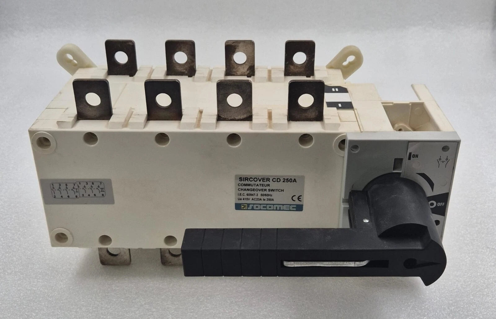 SOCOMEC SIRCOVER CD 250A Changeover Switch