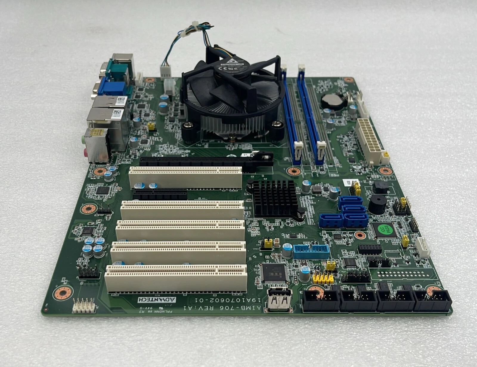 Advantech AIMB-706 Motherboard 19A1070602-01 With Fan & I/O Shield