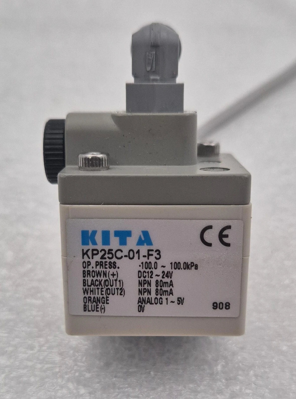 [LOT 4] KITA KP25C-01-F3 High Precision Digital Pressure Sensor Switch 12-24VDC
