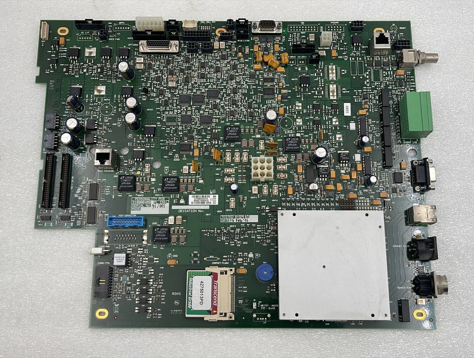 Waters Alliance 279002374 Industrial Motherboard MFG 510000489 PCB 210000489