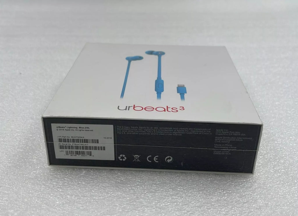 [LOT 5 PCS] *NEW OEM* Apple Beats by Dr.Dre urBeats3 Wireless Lightning Blue