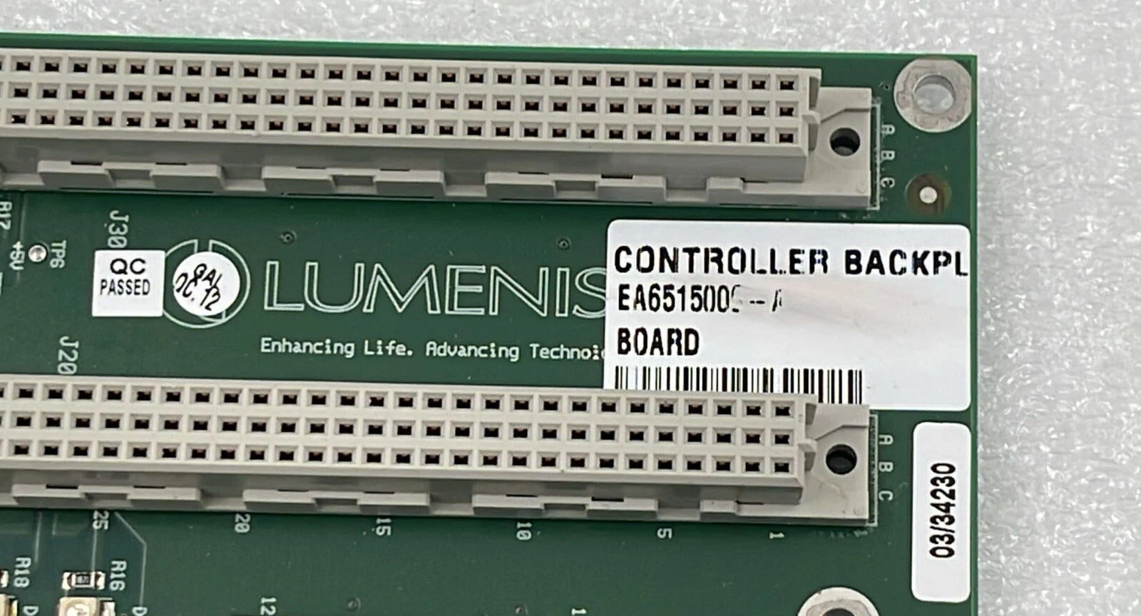 Lumenis Lume One Laser IPL EA6515009-A Controller BackPlane Board